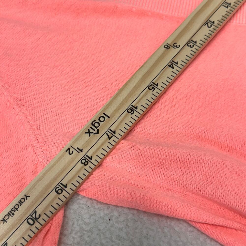 GAP Neon Coral Cardigan Small Cotton Button Front Sweater - Picture 7 of 8